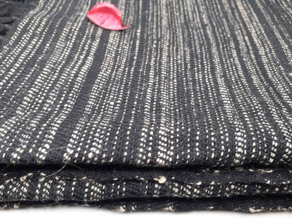 KALI X-Large Thick Black Handwoven Pure Himalayan Yak Wool Blanket,Yak Meditation Shawl,Tibetan Yak Wool Blanket,Ethnic Indian Yoga Yak Wrap