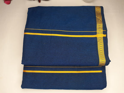 Handloom Indian Vedic Robe,Hare Krishna Robe,indian Ethnic Attair,Iskon Temple Dress,Indian Spiritual Dress,Mayapur Dhoti and Chaddar Set