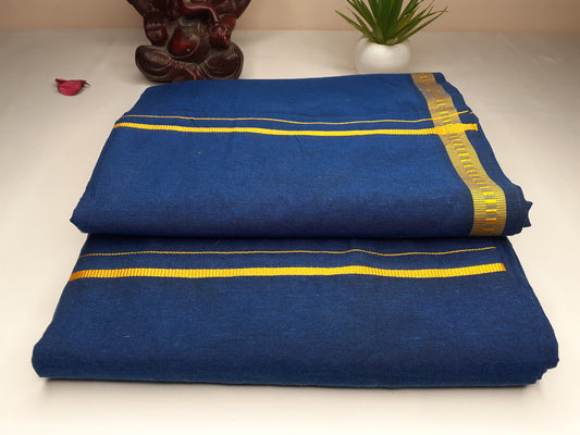 Handloom Indian Vedic Robe,Hare Krishna Robe,indian Ethnic Attair,Iskon Temple Dress,Indian Spiritual Dress,Mayapur Dhoti and Chaddar Set