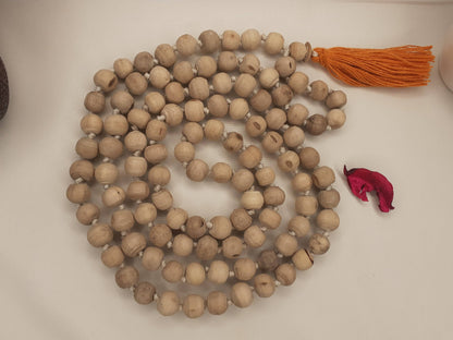 108 Beads Hand Knotted Tulasi Japa Mala,Hare Krishna Meditation Beads With Hand embroidered Lord Jagannath Japa Bag,Hare Krishna