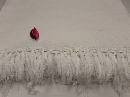 Handwoven Cream Pure Himalayan Sheep Wool Meditation Shawl,Himalayan Prayer Blanket,Kullu Shawl,Ethnic Indian Shawl,Wool Prayer Wrap