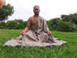 Large Handwoven Light Brown Pure Himalayan Sheep Wool Meditation Shawl, HandmaHimalayan Prayer Blanket,Kullu Shawl,Ethnic Indian Prayer Wrap