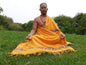 Handwoven Traditional Mustard Yellow Color Himalayan Sheep Wool Meditation Shawl,Ethnic Indian Wool Blanket,Himalayan Wool Wrap,,Kullu Shawl