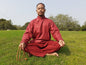Custom-Made Tibetan Traditional Meditation Suit,Buddhist Prayer Robe,Tibetan Ethnic Shirt and Drawstring Pant for Men, Zen Prayer Clothing