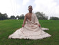 AGNI Large Handwoven Beige Color Yogi Himalayan Sheep Wool Meditation Shawl,Ethnic Indian Yoga Wrap,Himalayan Wool Prayer Zen,Kullu Shawl