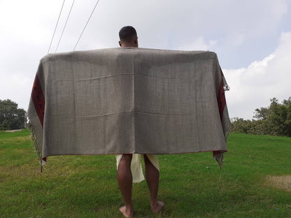 PUSHKAR Handwoven Pure Himalayan Yak Wool Prayer Shawl,Ethnic Indian Yak Wool Meditation Wrap,Tibetan Yak Wool Zen,Himalayan Yak Scarf