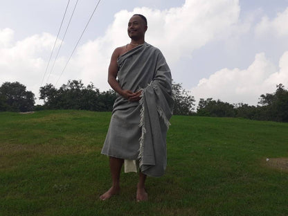 SURYA X-Large Handwoven Grey Plain Himalayan Sheep Wool Meditation Shawl,Himalayan Prayer Zen,Wool Prayer Wrap,Ethnic Indian Yoga Blanke