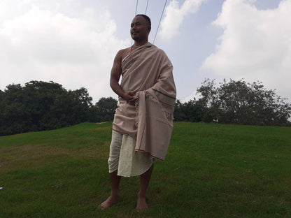 AGNI Large Handwoven Beige Color Yogi Himalayan Sheep Wool Meditation Shawl,Ethnic Indian Yoga Wrap,Himalayan Wool Prayer Zen,Kullu Shawl