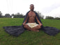 KAAL X-Large Handwoven Black Plain Himalayan Sheep Wool Meditation Shawl,Himalayan Prayer Blanket,Wool Prayer Wrap,Ethnic Indian YogaBlanket