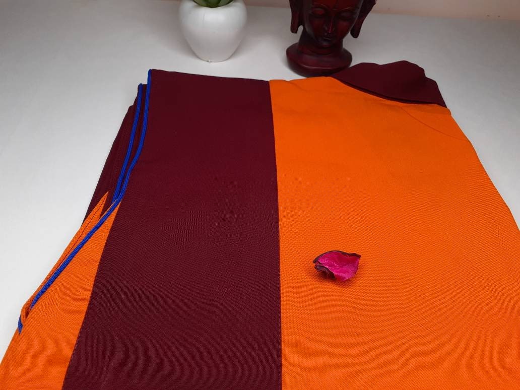 Tibetan Buddhist Monk Dhonka,Buddhist Monk Jacket ,Monastry style,Meditation Cloth,Monk Nun Jacket,Temple clothing,Spiritual fabric