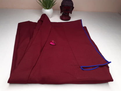 Tibetan Buddhist Monk Jacket,Buddhist Monk Dhonka,Monastry style,Buddhist Meditation Dress, Monk Costumes,Temple clothing, Spiritual fabric