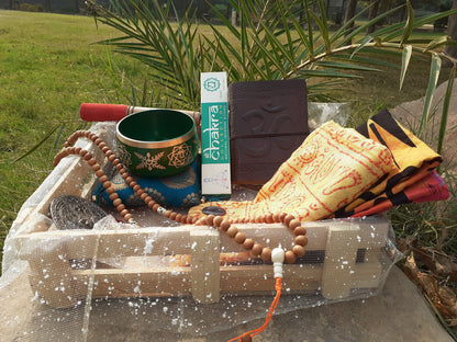Heart Chakra Meditation Gift Box,Chakra Healing Kit,Sound Healing,Bowl Spiritual Gifts,Personalized Gift Box Self Care Self Love Kits