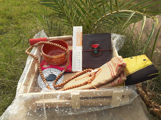 Sacral Chakra Meditation Gift Box,Chakra Healing Kit,Sound Healing,Bowl Spiritual Gifts,Personalized Gift Box Self Care Self Love Kits