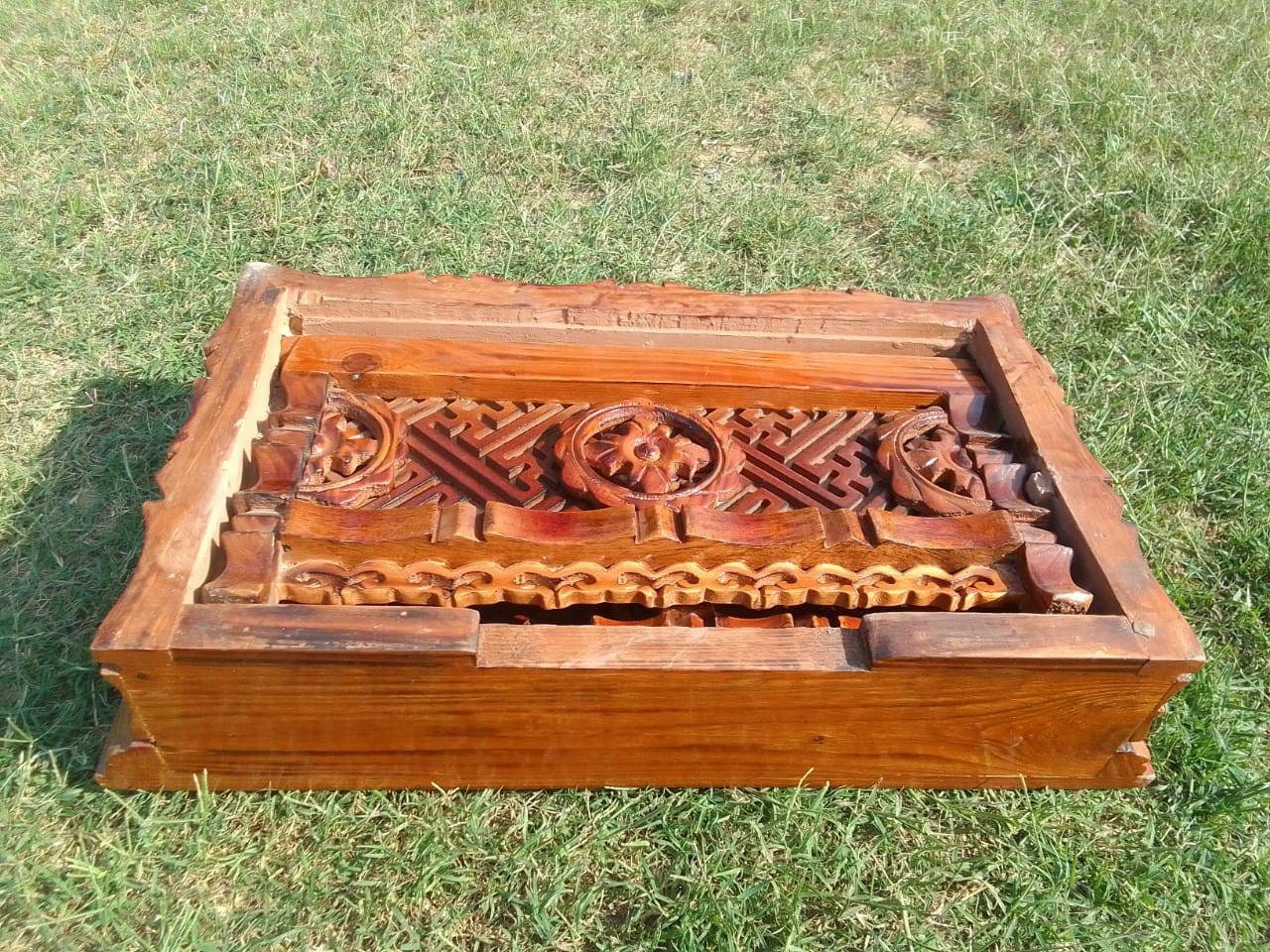 Small Size  Handcarved Foldable Wooden Tibetan Buddhist Altar,Zen Meditation Altar,Dragon Carved Prayer table,Tibetan Alter Table,
