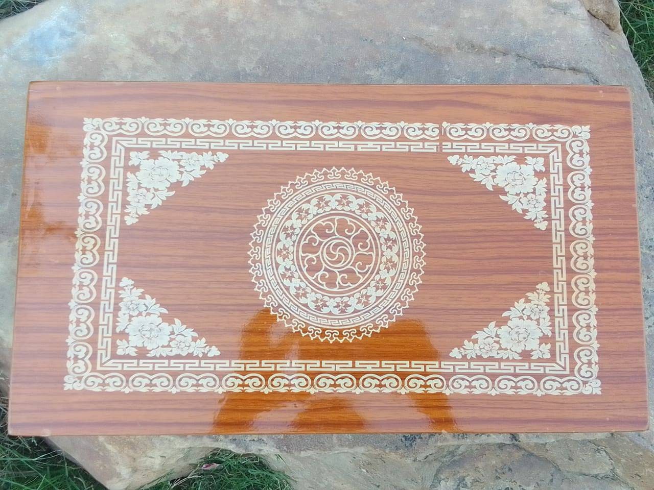 Small Size  Handcarved Foldable Wooden Tibetan Buddhist Altar,Zen Meditation Altar,Dragon Carved Prayer table,Tibetan Alter Table,