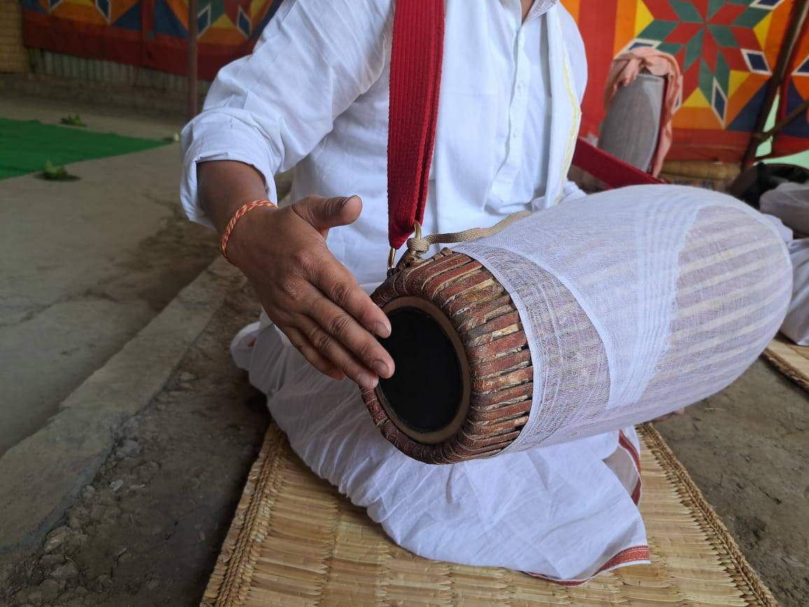 Handmade Professional Mridanga for Kirtan, Harinam, Temple,Spiritual Music instrument,Hare Krishna Kirtan Instrument,Ahimsa Mridanga
