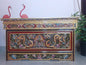 Handcarved Foldable Wooden Tibetan Buddhist Altar,Prayer table,Tibetan Alter Table,Tibetan Buddhist Altar Desk with Auspicious Symbols
