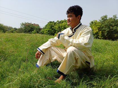 Tibetan Traditional Meditation Suit,Buddhist Prayer Yoga Clothes,Buddhist Meditation Robe,Meditation Pant and Shirt for Men,Tibetan Clothing