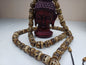 Vintage Large 54  Beads Rare Handcarved Tibetan Buddhist Yak Skull Bone Mala,Ethnic Bone Necklace/Jewellery,Tantrik Prayer Skull Japa Rosary