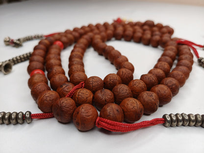 12mm  Old Phoenix One Eye Bodhi Seeds Mala, Buddhist beads,Tibetan Bodhi Beads, Prayer Mala,Nepali Bodhi Seed