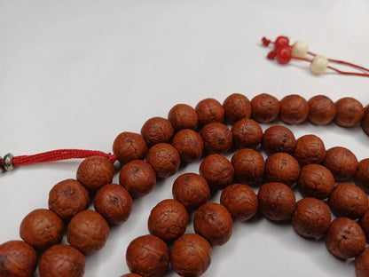 12mm  Old Phoenix One Eye Bodhi Seeds Mala, Buddhist beads,Tibetan Bodhi Beads, Prayer Mala,Nepali Bodhi Seed