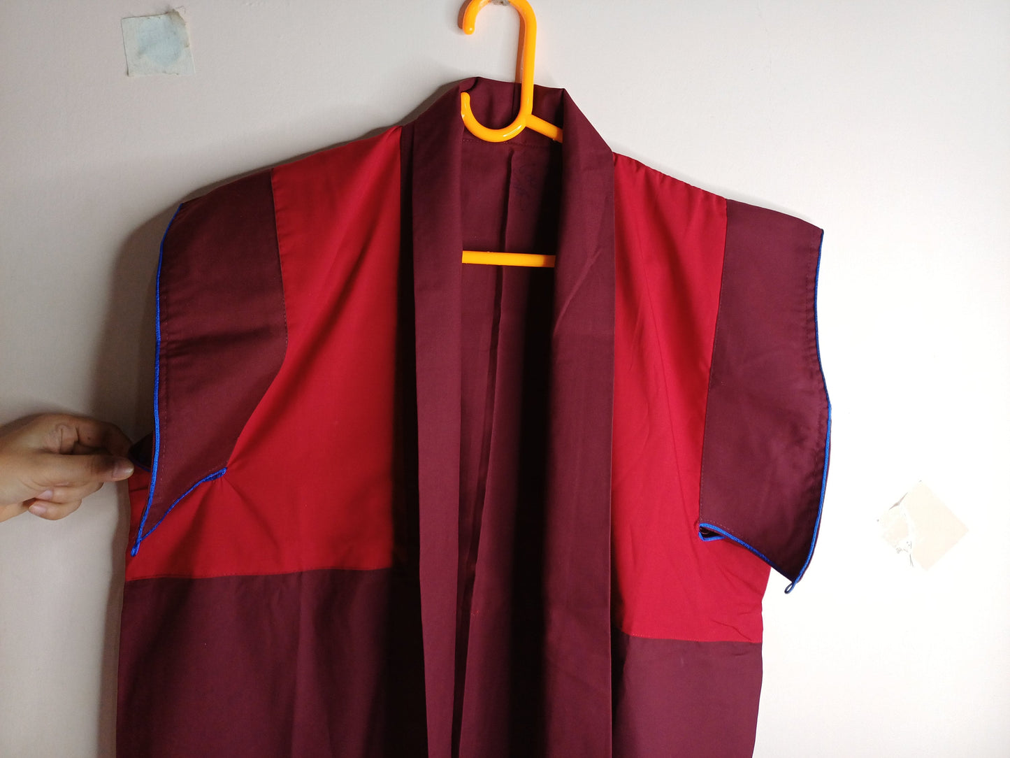 Tibetan Buddhist Monk Dhonka,Buddhist Monk Jacket,Monastry Style Meditation Jacket,Monk Nun Jacket,Temple clothing,Spiritual fabric