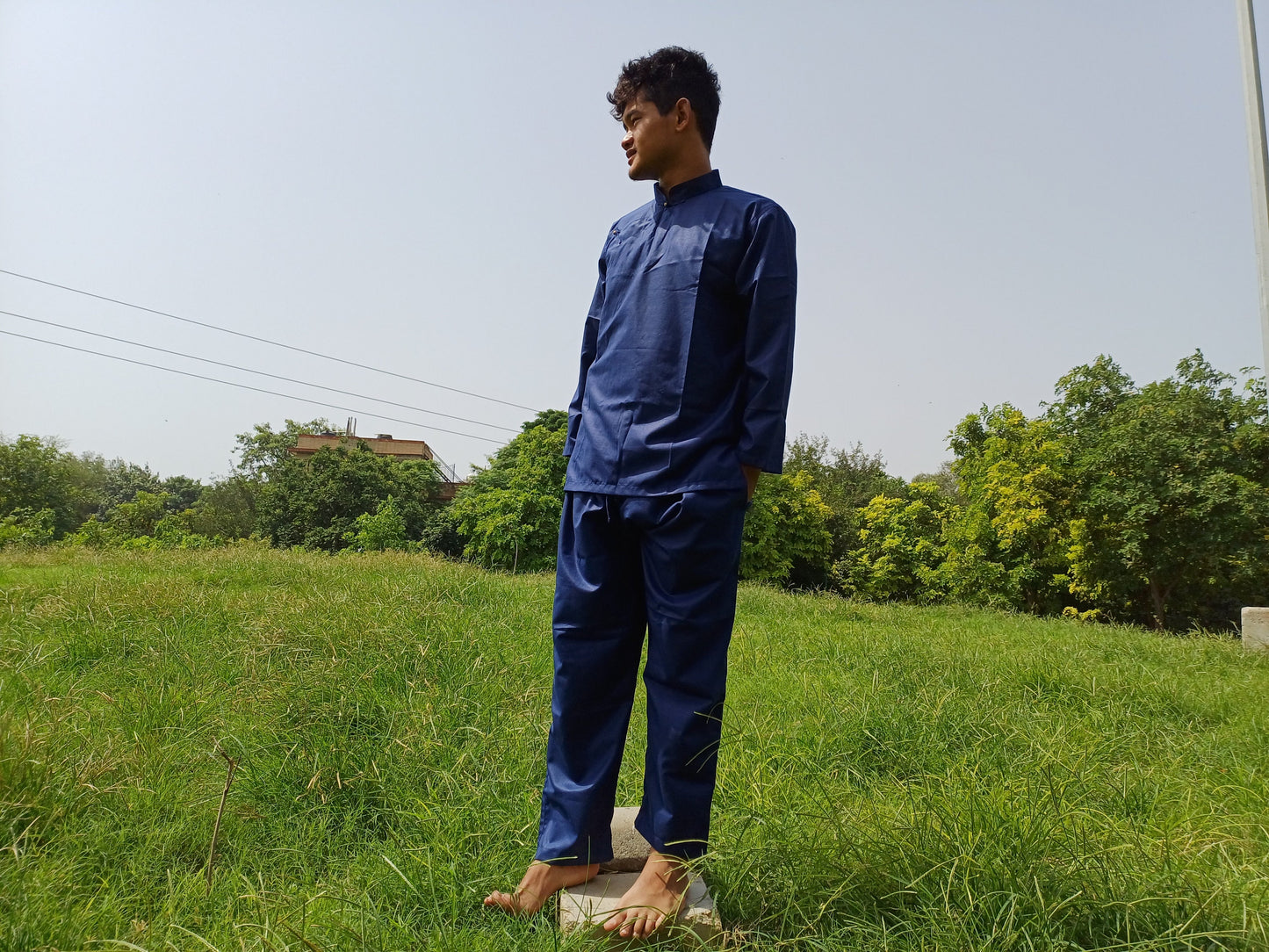 Tibetan Traditional Meditation Suit,Buddhist Meditation Robe,Meditation Pant and Shirt for Men,Tibetan PrayerClothing,Spiritual ClothingYogi