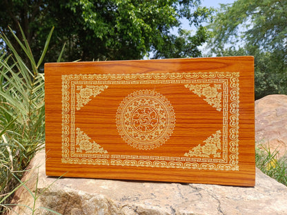 Small Size Heavenly Peacock Handcarved  Foldable Wooden Tibetan Buddhist Altar Table,Zen Meditation Altar,Wood Prayer table, Alter Table