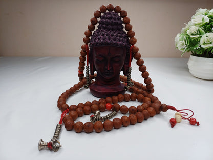 12mm  Old Phoenix One Eye Bodhi Seeds Mala, Buddhist beads,Tibetan Bodhi Beads, Prayer Mala,Nepali Bodhi Seed