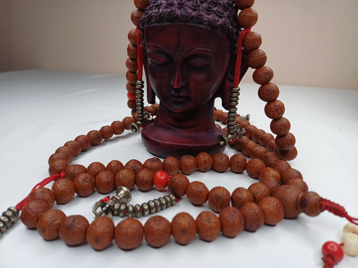12mm  Old Phoenix One Eye Bodhi Seeds Mala, Buddhist beads,Tibetan Bodhi Beads, Prayer Mala,Nepali Bodhi Seed