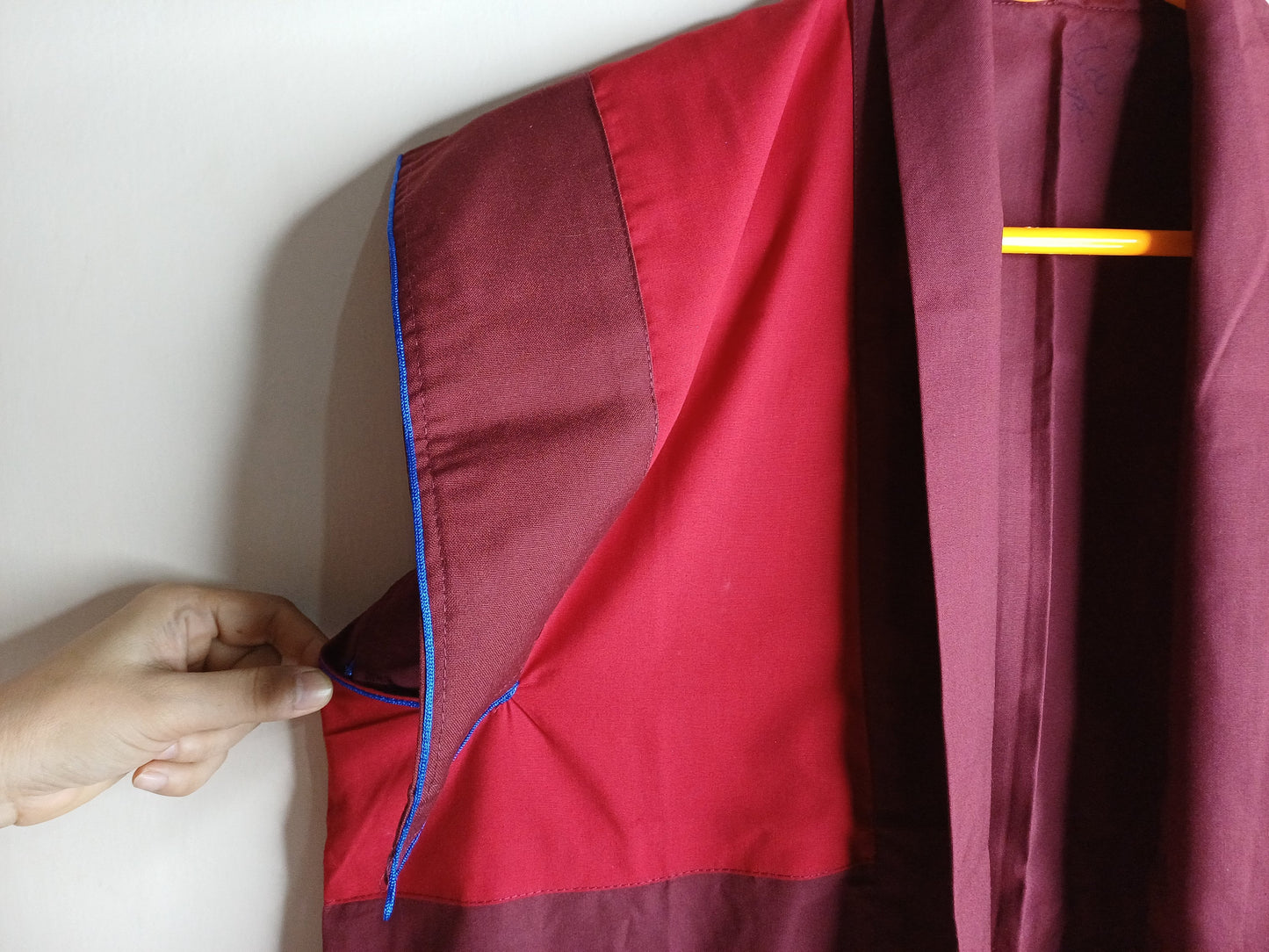Tibetan Buddhist Monk Dhonka,Buddhist Monk Jacket,Monastry Style Meditation Jacket,Monk Nun Jacket,Temple clothing,Spiritual fabric