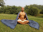 Large Size Blue Handwoven Pure Himalayan  Sheep Wool  Meditation Shawl,Ethnic Indian Blanket,Himalayan  Wool Prayer Wrap,Kullu Shawl