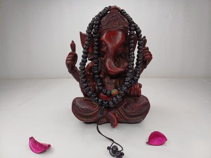 108 Handcarve Buddhist Tantrik Skull Bone Mala,Bone Meditation Bead,Ethnic Bone Jewellery/Necklace,Tibetan Buddhist Prayer Skull Bone Rosary
