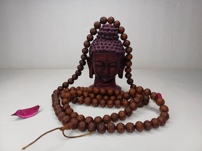 108 Antique Darked Phoenix One Eye Bodhi Seeds Mala,Buddhist beads,Tibetan Bodhi Beads, Antique Prayer Mala,Nepali Bodhi Seed,Japa Mala