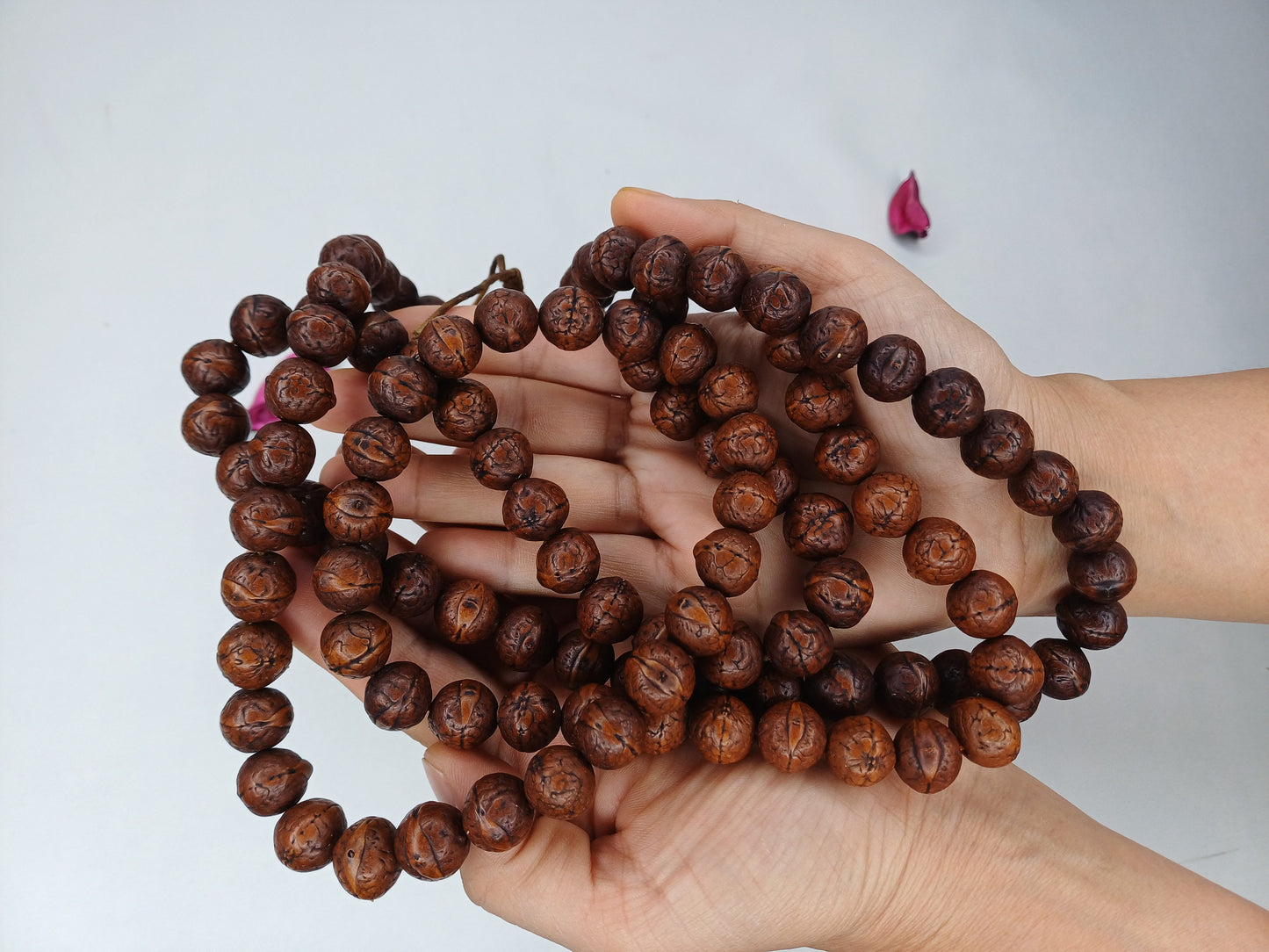 108 Antique Darked Phoenix One Eye Bodhi Seeds Mala,Buddhist beads,Tibetan Bodhi Beads, Antique Prayer Mala,Nepali Bodhi Seed,Japa Mala