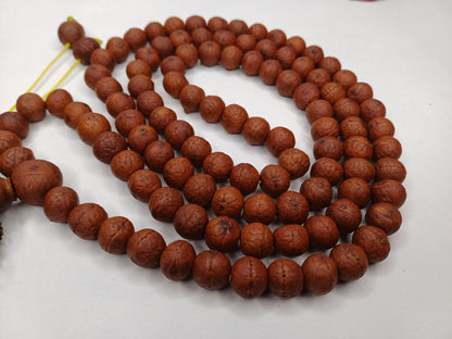 108 Naturally Aged Darked One Eye Bodhi Seeds Mala,Tibetan  Buddhist beads,Tibetan Bodhi Beads,Phoenix Eye Prayer Mala,Nepali Bodhi Seed,