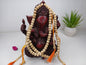 Handcrafted 108 White Budha Eye Yak Bone Meditation Mala,Engraved Buddhist Bone Beads,Tibetan Bone Prayer Rosary,Long Bone Chain Counters