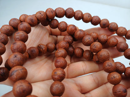 108 Naturally Aged Darked One Eye Bodhi Seeds Mala,Tibetan  Buddhist beads,Tibetan Bodhi Beads,Phoenix Eye Prayer Mala,Nepali Bodhi Seed,