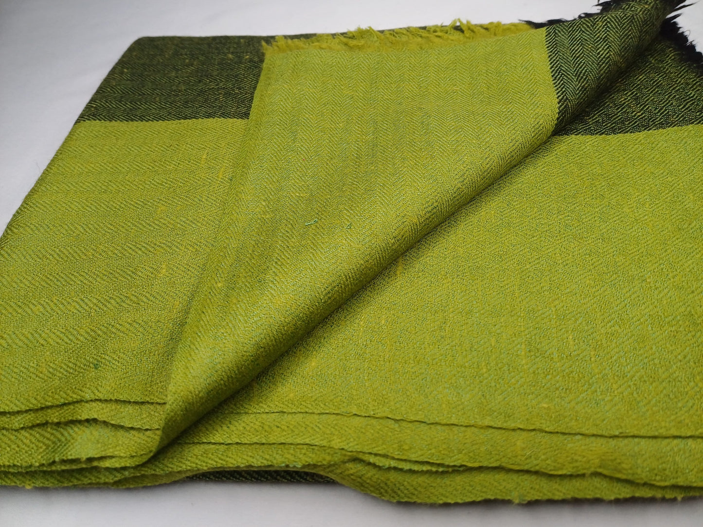 GREEN TARA X-Large Handwoven Himalayan Angora Wool Buddhist Meditation Shawl,Himalayan Wool Prayer Blanket,Tibetan Prayer Wrap,Indian Shawl