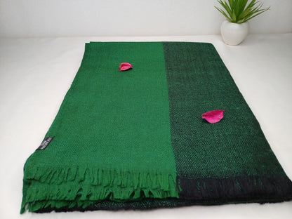 GREEN TARA X-Large Handwoven Himalayan Pure Angora Wool Buddhist Meditation Shawl,Ethnic Himalayan Wool Prayer Yoga Wrap,Tibetan Prayer Zen