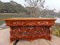 Dragon Handcarved Foldable Wooden Tibetan Buddhist Altar Tabl,Tibetan Alter Table,Buddhist Meditation Table,