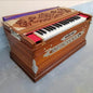Scale Changer 3 Line 9 Scale Professional Teakwood Body Harinaam Harmonium,Daily Kirtan Spiritual Music