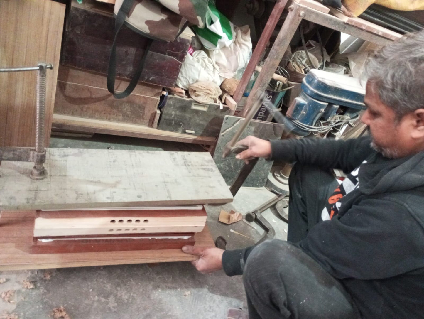 Scale Changer 3 Line 9 Scale Professional Teakwood Body Harinaam Harmonium,Daily Kirtan Spiritual Music