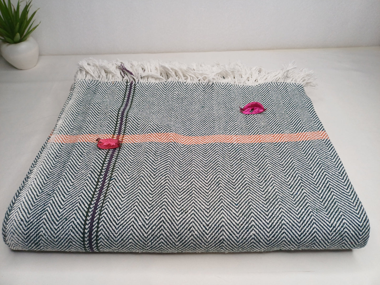 Iyengar Yoga Blanket 100 % Cotton- yoga blanket, Pune blanket, yoga blanket white, yoga blanket thick, yoga blanket for restorative yoga