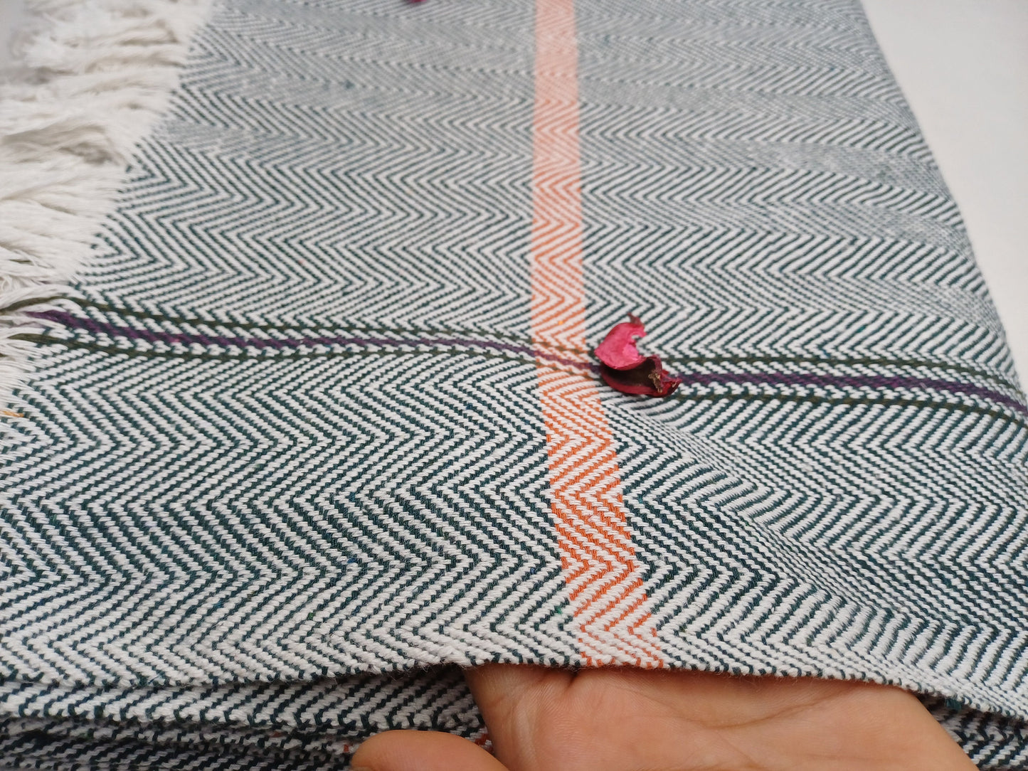 Iyengar Yoga Blanket 100 % Cotton- yoga blanket, Pune blanket, yoga blanket white, yoga blanket thick, yoga blanket for restorative yoga