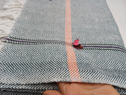 Iyengar Yoga Blanket 100 % Cotton- yoga blanket, Pune blanket, yoga blanket white, yoga blanket thick, yoga blanket for restorative yoga