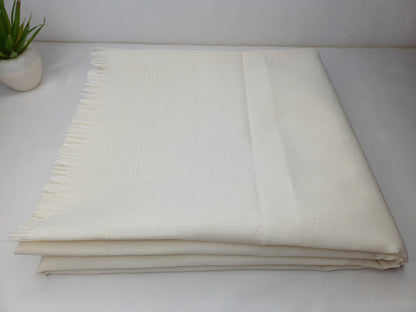 NON-VIOLENT Silk X-Large Traditional Handspun/Handwoven Pure Raw Eri Silk Meditation Shawl,Oversize Peace Silk Wrap,Ahimsa Silk Prayer Zen