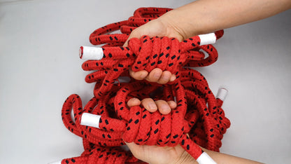 Iyengar Yoga Wall Ropes-set of 3,Yoga Rope Cotton,Yoga Anti-Gravity Wall Rope,Yoga Handmade Tools, Fitness Wall Accessaries,
