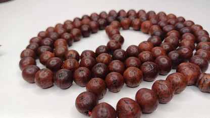 108 Antique Darked Phoenix One Eye Bodhi Seeds Mala,Buddhist beads,Tibetan Bodhi Beads,12mm Antique Prayer Mala,Nepali Bodhi Seed,Japa Mala