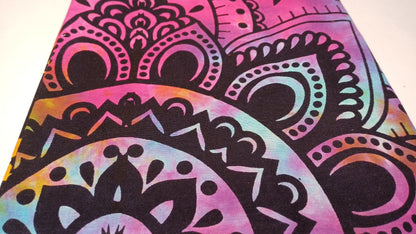 Natural Multi-Color Tie-Dyed Handprinted Mandala Tapestry,Living Room Decor,Spiritual Wall Hanging,Zen Meditation Wall Art,Gypsy Beachthrow